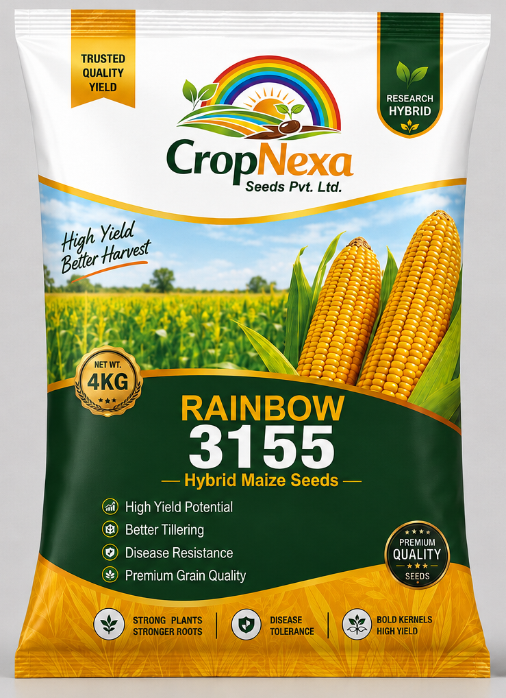 Rainbow 3155 hybrid maize seed bag