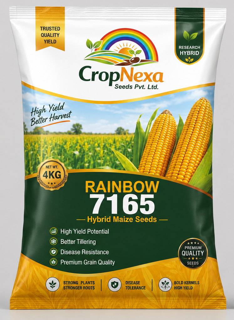Rainbow 7165 hybrid maize seed bag